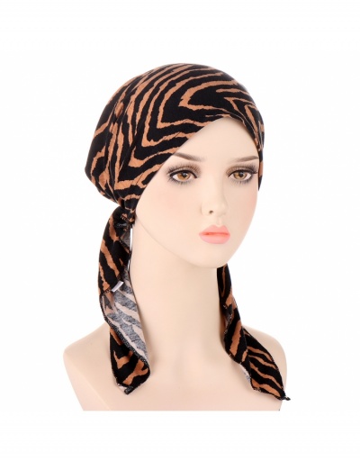  Flower Decor Muslim Scarf Cap #799278 $8.95 USD, Wholesale Fashion Hats