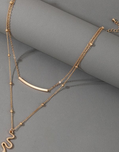 Replica Alloy Material Pure Chain Pendant Necklace #799279 $5.43 USD for Wholesale