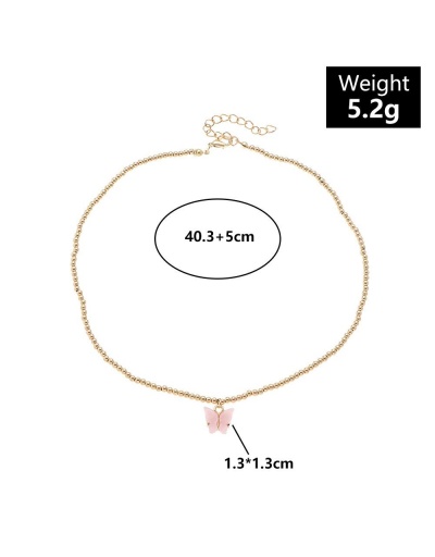 Replica  Butterfly Simple Design Necklace For Ladies #799290 $8.15 USD for Wholesale