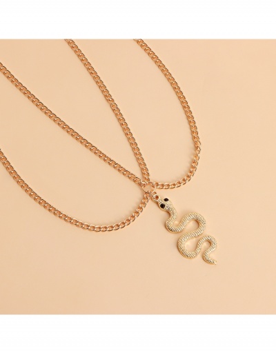 Replica Stylish Snake Pendant Necklaces For Women #799293 $4.03 USD for Wholesale