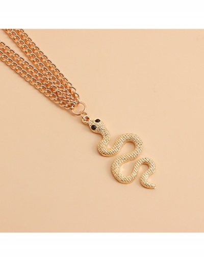 Replica Stylish Snake Pendant Necklaces For Women #799293 $4.03 USD for Wholesale