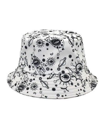 Replica  Sunshade Colorful Printed Bucket Hats For Women #799294 $9.69 USD for Wholesale