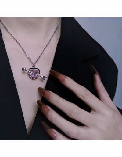  Heart Chain Women Pendant Necklace #799297 $7.53 USD, Wholesale Fashion Necklaces