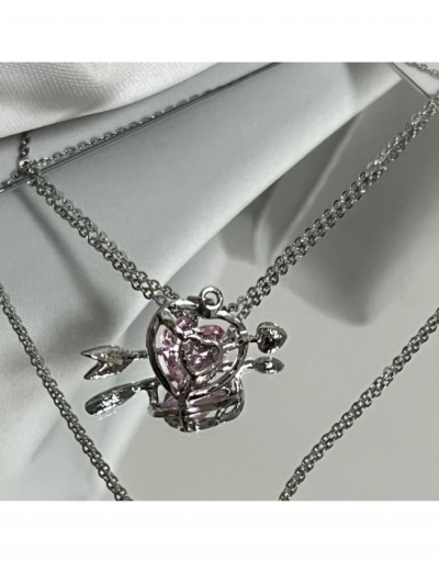 Replica  Heart Chain Women Pendant Necklace #799297 $7.53 USD for Wholesale