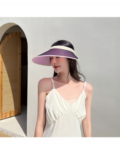 Replica  Sunshade Leisure Time Contrast Color Sun Hat #799309 $8.13 USD for Wholesale