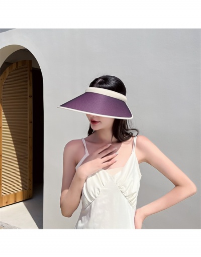 Replica  Sunshade Leisure Time Contrast Color Sun Hat #799309 $8.13 USD for Wholesale