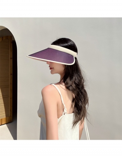 Replica  Sunshade Leisure Time Contrast Color Sun Hat #799309 $8.13 USD for Wholesale