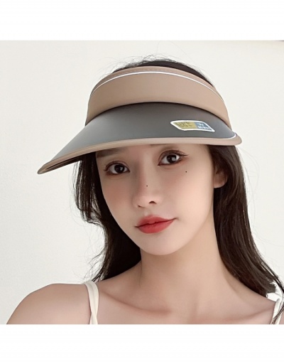  Motion Sunshade Contrast Color Sun Hat #799311 $9.10 USD, Wholesale Fashion Hats