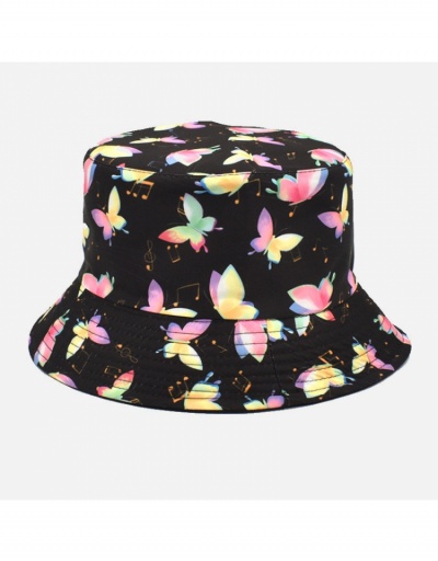 Replica  Leisure Time Butterfly Print Double-Sided Fisherman Hat #799317 $10.83 USD for Wholesale