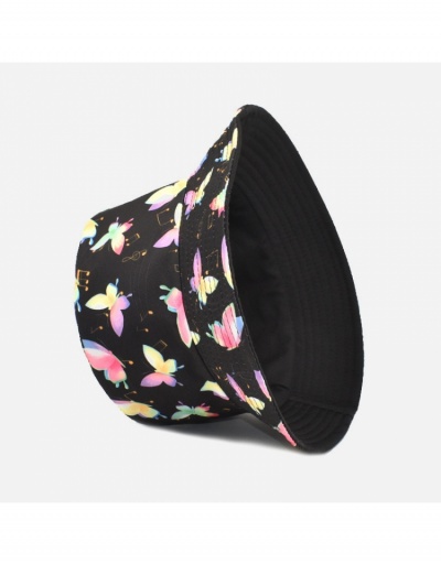 Replica  Leisure Time Butterfly Print Double-Sided Fisherman Hat #799317 $10.83 USD for Wholesale