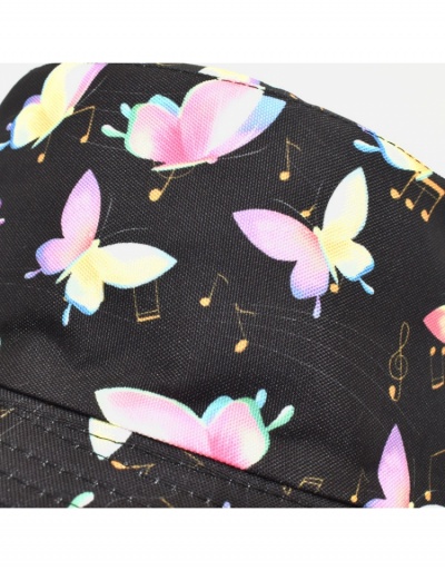 Replica  Leisure Time Butterfly Print Double-Sided Fisherman Hat #799317 $10.83 USD for Wholesale