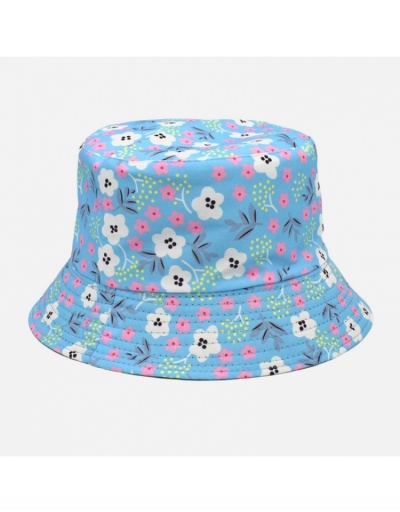 Replica  Leisure Time Flower Printing Versatile Bucket Hat #799321 $10.43 USD for Wholesale