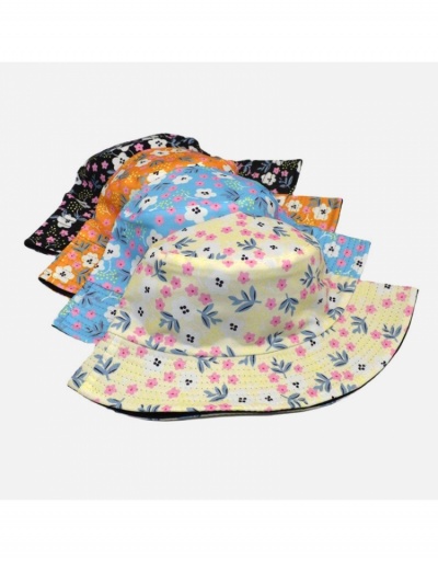 Replica  Leisure Time Flower Printing Versatile Bucket Hat #799321 $10.43 USD for Wholesale