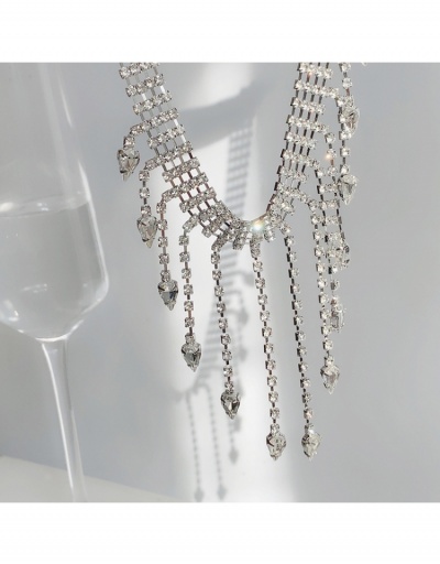 Replica  Rhinestone Tassels New Simple Women Necklace #799329 $11.38 USD for Wholesale