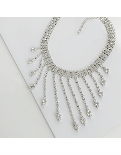 Replica  Rhinestone Tassels New Simple Women Necklace #799329 $11.38 USD for Wholesale