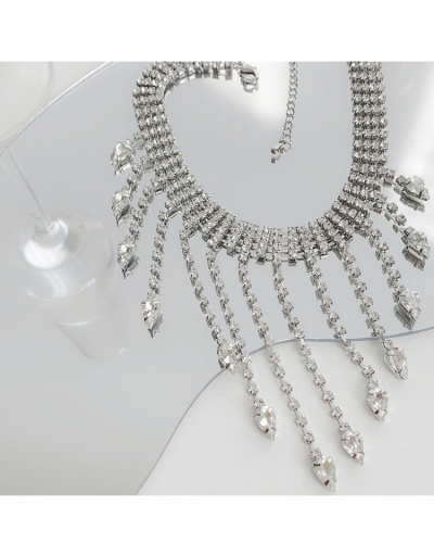 Replica  Rhinestone Tassels New Simple Women Necklace #799329 $11.38 USD for Wholesale