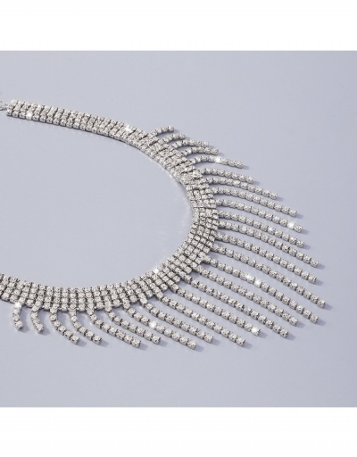 Replica  Rhinestone Tassels Women Necklace Design #799333 $9.38 USD for Wholesale