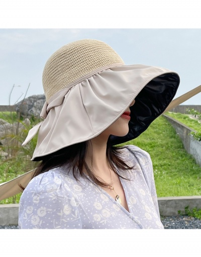 Replica Casual Women's Summer Wide Brim Sun Hat #799338 $11.42 USD for Wholesale