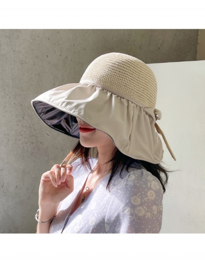 Replica Casual Women's Summer Wide Brim Sun Hat #799338 $11.42 USD for Wholesale