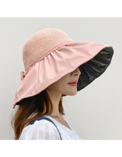 Replica Casual Women's Summer Wide Brim Sun Hat #799338 $11.42 USD for Wholesale