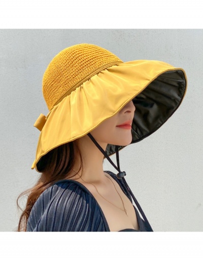 Replica Casual Women's Summer Wide Brim Sun Hat #799338 $11.42 USD for Wholesale