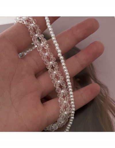 Replica  Faux Pearl Chain Layered Necklace #799339 $8.18 USD for Wholesale