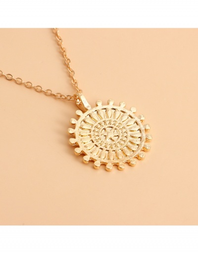 Replica  Punk Star Geometric Pendant Design Necklace #799341 $4.27 USD for Wholesale