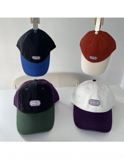 Replica Unisex Versatile Contrast Color Adjustable Baseball Cap #799345 $13.52 USD for Wholesale