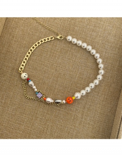 Replica National  Style Faux Pearl Beads Necklace For Women #799373 $13.05 USD for Wholesale