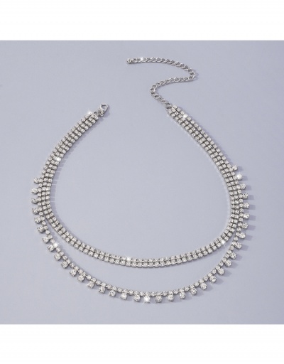 Replica Casual Easy Matching Rhinestone Ladies Necklace #799377 $12.15 USD for Wholesale