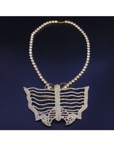 Fashionable Rhinestone Necklaces For Ladies #799383 $15.80 USD, Wholesale Fashion Necklaces