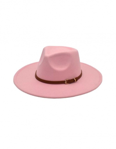 Classic Solid Wide Brim Unisex Jazz Cap #799413 $11.65 USD, Wholesale Fashion Hats