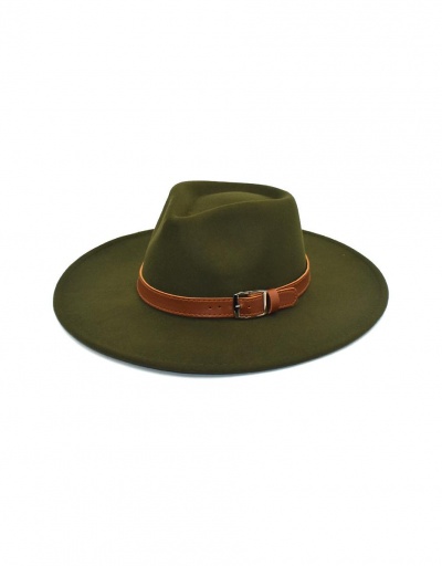 Replica New Casual Woolen Warm Fedora Hat  #799420 $11.38 USD for Wholesale