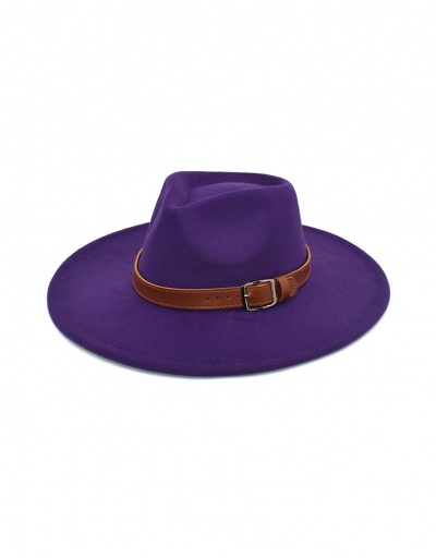 Replica British Style Patchwork Designer Fedora Hat #799422 $12.29 USD for Wholesale