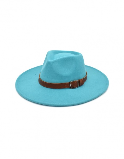 Replica British Style Patchwork Designer Fedora Hat #799422 $12.29 USD for Wholesale