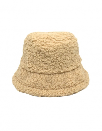 Replica Modern Solid Fluffy Unisex Bucket Cap #799424 $9.59 USD for Wholesale