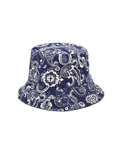 Replica Casual Student Cashew Print Easy Outdoors Fisherman Cap #799428 $10.61 USD for Wholesale