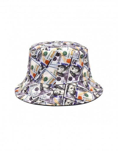 Replica Particular Dollar Print Sun-Prof Fisherman Cap #799435 $9.67 USD for Wholesale