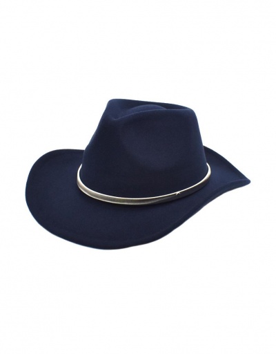 Fashionable Solid Trendy Outdoors Sun-Prof Fedora Cap #799437 $13.74 USD, Wholesale Fashion Hats