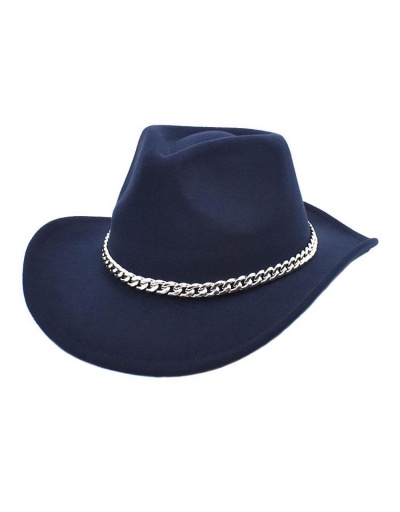 Replica All-Match Chain Accessories Solid Cowboy Cap #799444 $12.73 USD for Wholesale