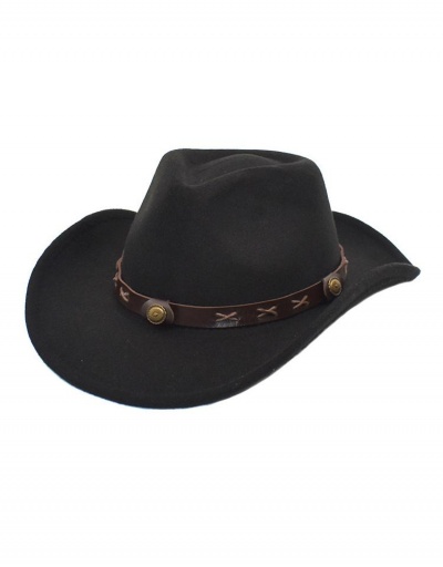 Replica Euro Style Solid Cowboy Easy Matching Cap #799447 $13.47 USD for Wholesale