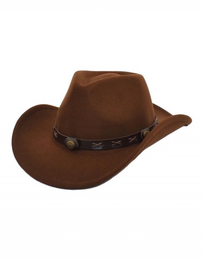 Replica Euro Style Solid Cowboy Easy Matching Cap #799447 $13.47 USD for Wholesale