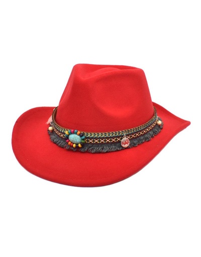 Winter Colorful Beaded Western Cowboy Hat #799458 $14.56 USD, Wholesale Fashion Hats