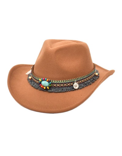 Replica Winter Colorful Beaded Western Cowboy Hat #799458 $14.56 USD for Wholesale