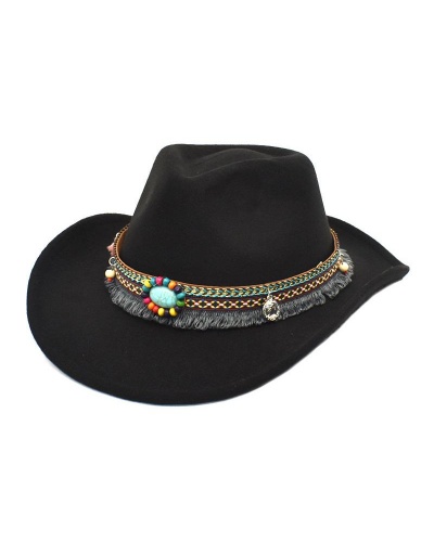 Replica Winter Colorful Beaded Western Cowboy Hat #799458 $14.56 USD for Wholesale