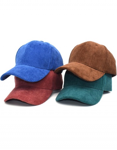 Active Solid Corduroy Baseball Cap For Unisex #799472 $8.45 USD, Wholesale Fashion Hats