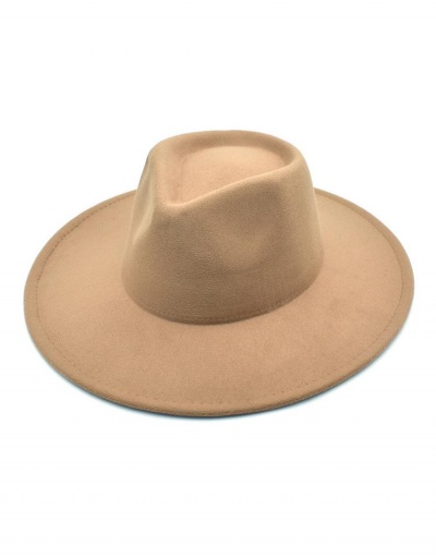 Replica Classic Style Plain Woolen Fedora Hat #799476 $11.10 USD for Wholesale