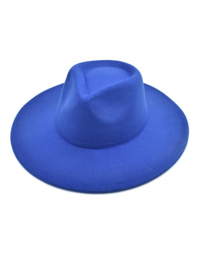 Modern Solid Color Wide Brim Cap For Unisex #799478 $11.54 USD, Wholesale Fashion Hats