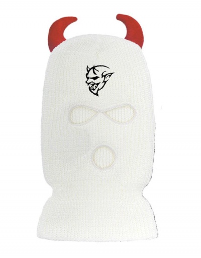 Replica Particular Horned Devil Knitted Ski Mask #799486 $13.23 USD for Wholesale