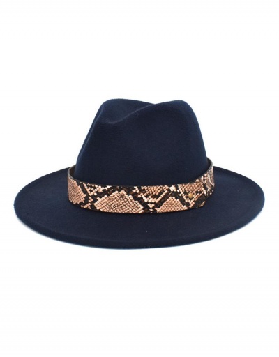 Replica Individual Snake Print Wide Brim Cap #799489 $11.83 USD for Wholesale